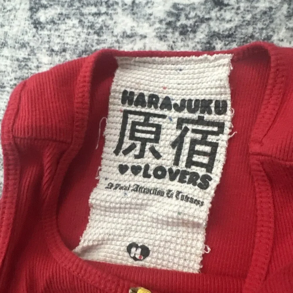4T‎ Gwen Stefani Harajuku Lovers Tank Top No Doubt Red Kitty Toddler Meow Shirt